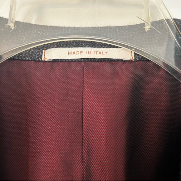 Paul Zileri Made in Italy Blazer Sport Jacket 48R Dark Gray Retails Over $1K - Picture 4 of 10